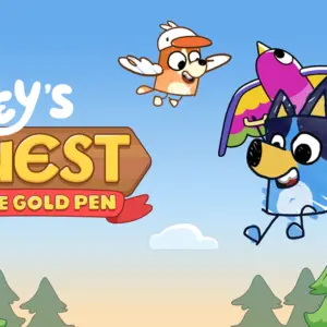 Bluey's Quest for the Gold Pen